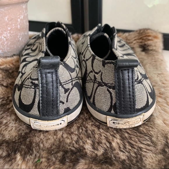 ❤️COACH❤️FABRIC Fall Logo Slip On Sneaker - Picture 3 of 5